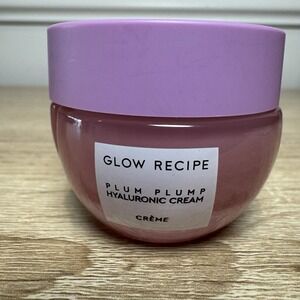 Glow Recipe Mini Plum‎ Plump Hyaluronic Cream 20ml / 0.67 fl oz NWOB